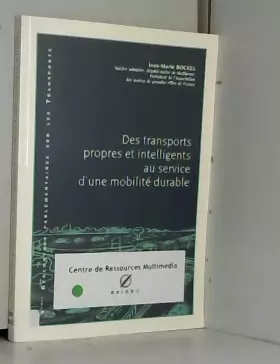 Couverture du produit · Des transports propres et intelligents au service d'une mobilité durable