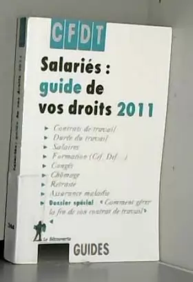 Couverture du produit · Salariés : guide de vos droits 2011