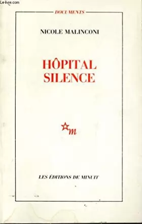 Couverture du produit · Hôpital, silence