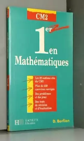 Couverture du produit · Premier en mathématiques, CM2