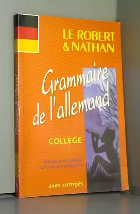 Couverture du produit · GRAMMAIRE DE L'ALLEMAND. Collège