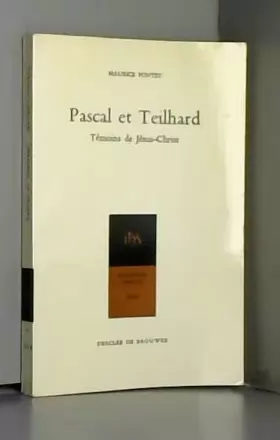 Couverture du produit · Pascal et Teilhard.