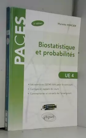 Couverture du produit · Biostatistiques & Probabilités UE4