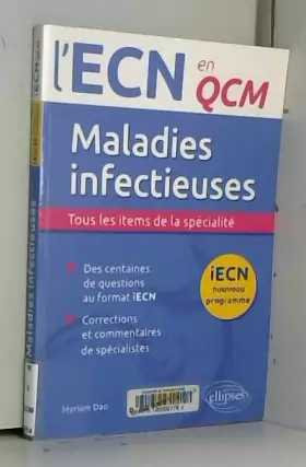 Couverture du produit · Maladies Infectieuses l'ECN en QCM