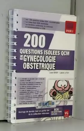 Couverture du produit · 200 questions isolées QCM en gynécologie obstétrique