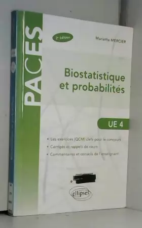 Couverture du produit · Biostatistiques & Probabilités UE4