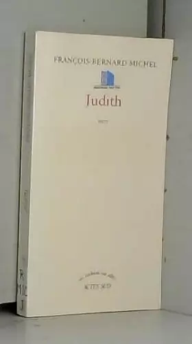Couverture du produit · Judith