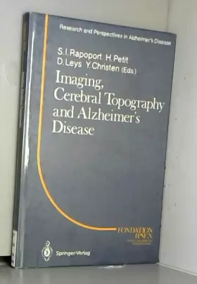 Couverture du produit · Imaging, Cerebral Topography and Alzheimer S Disease