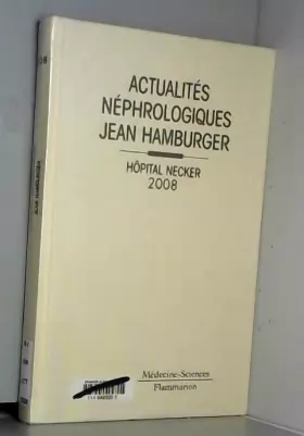 Couverture du produit · Actualités Néphrologiques Jean Hamburger: Hopital Necker