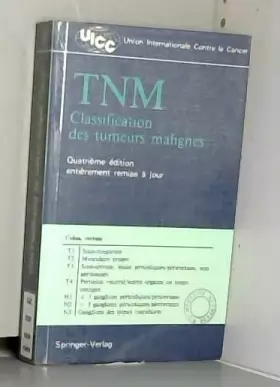Couverture du produit · Tnm classification des tumeurs malignes