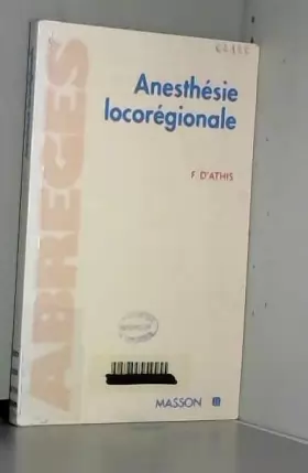 Couverture du produit · Anesthesie loco-regionale: POD