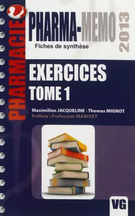 Couverture du produit · Exercices pharmacie: Tome 1