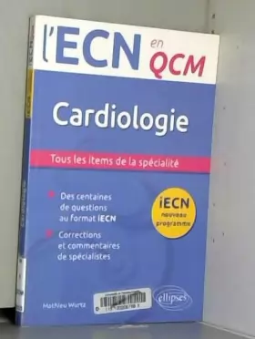 Couverture du produit · Cardiologie iECN Nouveau Programme en QCM