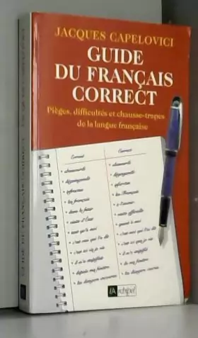 Couverture du produit · Guidedu français correct