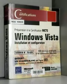 Couverture du produit · Windows Vista - Installation et Configuration - Examen MCTS 70-620
