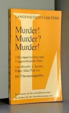 Couverture du produit · Murder! Murder? Murder!