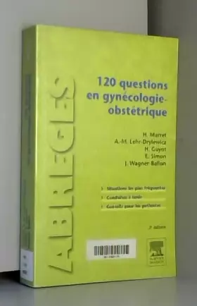 Couverture du produit · 120 questions en gynécologie-obstétrique