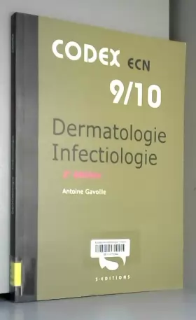 Couverture du produit · Codex ECN 9/10 Dermatologie infectiologie