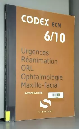 Couverture du produit · 6- Urgences-Réanimation-Anesthésie-Orl-Maxillo facial