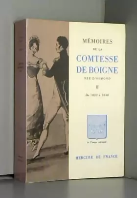 Couverture du produit · Mémoires de la comtesse de boigne née d'osmond. tome 2 : de 1820 à 1848.