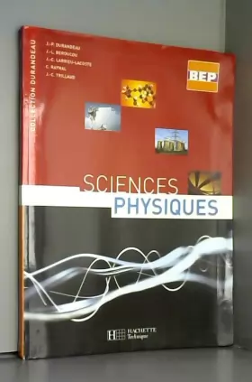 Couverture du produit · Sciences Physiques 2nde Term BEP - livre élève - Edition 2005