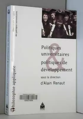 Couverture du produit · Politiques universitaires et politiques de développement: Observatoire européen des politiques universitaires