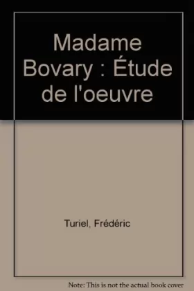 Couverture du produit · Madame Bovary, de Gustave Flaubert