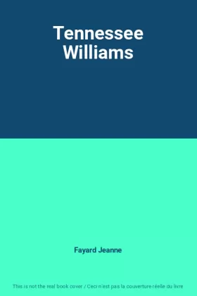 Couverture du produit · Tennessee Williams