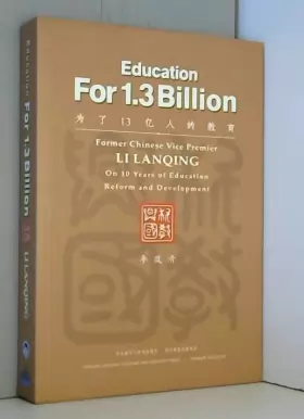 Couverture du produit · Education for 1.3 Billion - On 10 Years of Education Reform and Development