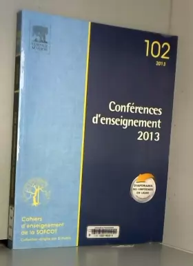 Couverture du produit · Conférences d'enseignement 2013