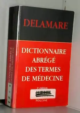 Couverture du produit · Dictionnaire abrégé des termes de médecine, 3e édition