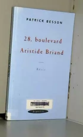 Couverture du produit · 28, boulevard Aristide Briand