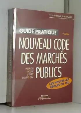Couverture du produit · Nouveau code des marchés publics : Mise à jour incluant le décret de janvier 2004