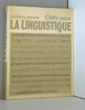 Couverture du produit · Clefs pour La Linguistique.