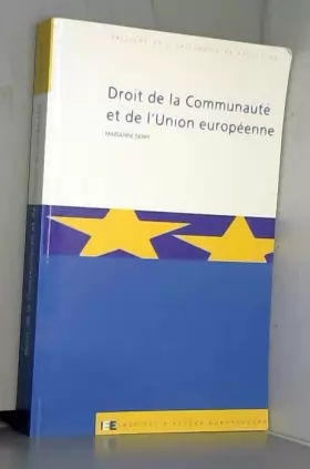 Couverture du produit · Droit de la Communauté et de l'Union européenne