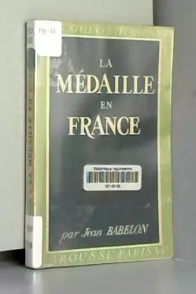 Couverture du produit · LA MEDAILLE EN FRANCE Larousse 1948 ILLUSTRE Epuise