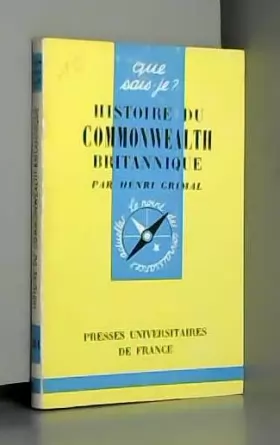 Couverture du produit · Histoire du commonwealth britanique