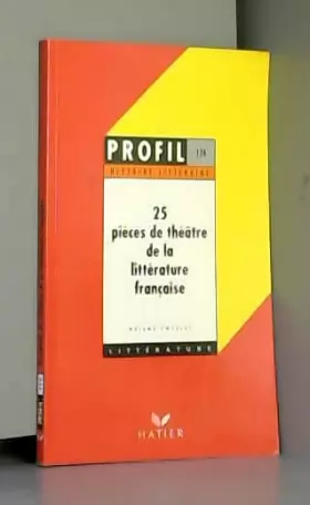 Couverture du produit · 25 pièces de théâtre de la littérature française
