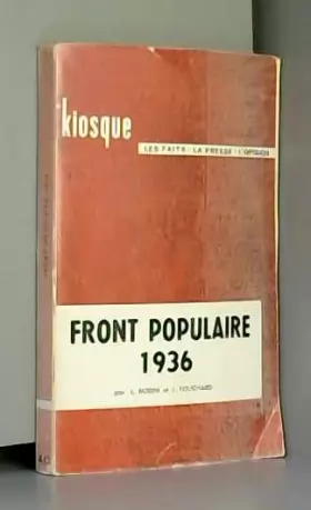 Couverture du produit · Front Populaire 1936