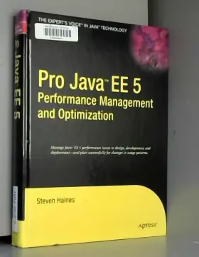 Couverture du produit · Pro Java Ee 5 Performance Management And Optimization