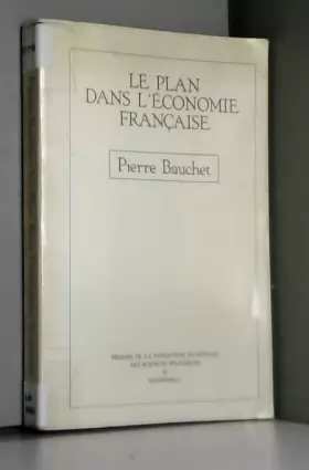 Couverture du produit · Le plan dans léconomie française