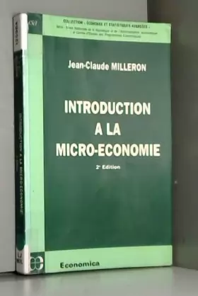Couverture du produit · Introduction à la microéconomie