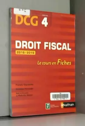 Couverture du produit · Droit fiscal - DCG 4 - Le cours en fiches par épreuve