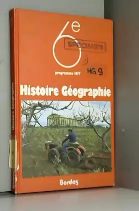 Couverture du produit · Histoire, géographie : Programme 1977