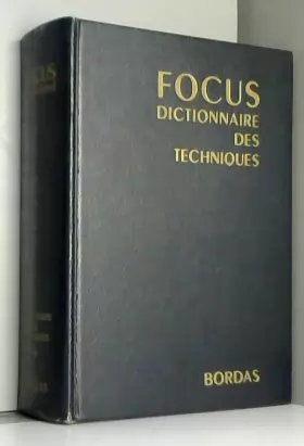 Couverture du produit · Dictionnaire des techniques, introd. hist. sur l'évolution...