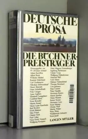Couverture du produit · Deutsche Prosa Die Buchner Preistrager