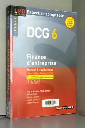 Couverture du produit · DCG 6 - Finance d'entreprise - Manuel et applications - 6e édition