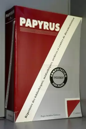 Couverture du produit · Papyrus