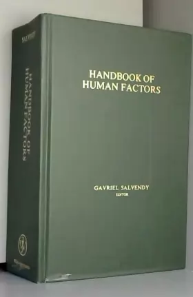 Couverture du produit · Handbook of Human Factors
