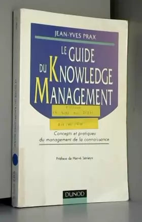 Couverture du produit · Le Guide du knowledge management